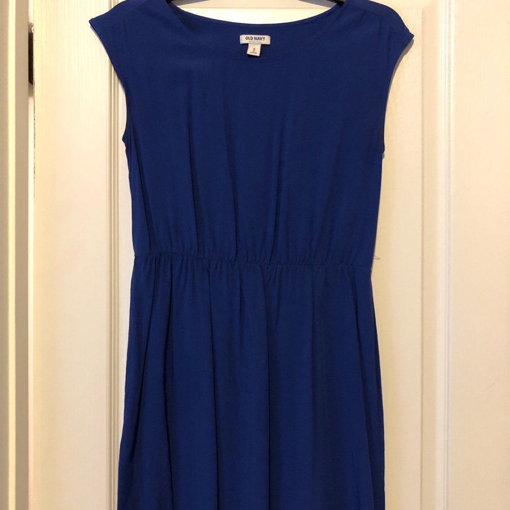 Simple royal blue dress from Old Navy